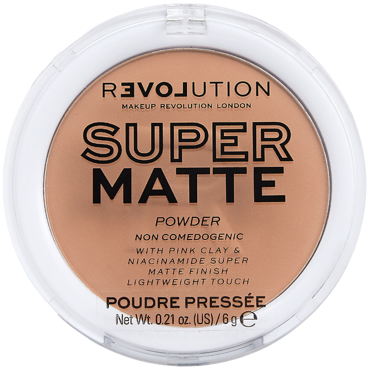 Пудра для лица загар Revolution Makeup Super Matte, 7,5 гр пудра makeup revolution super matte powder 6 гр