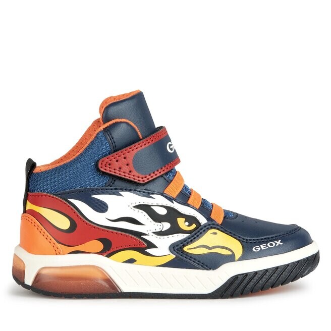 

Кроссовки Geox J Inek Boy J369CB 0BU11 C0659 D Navy/Orange, темно-синий