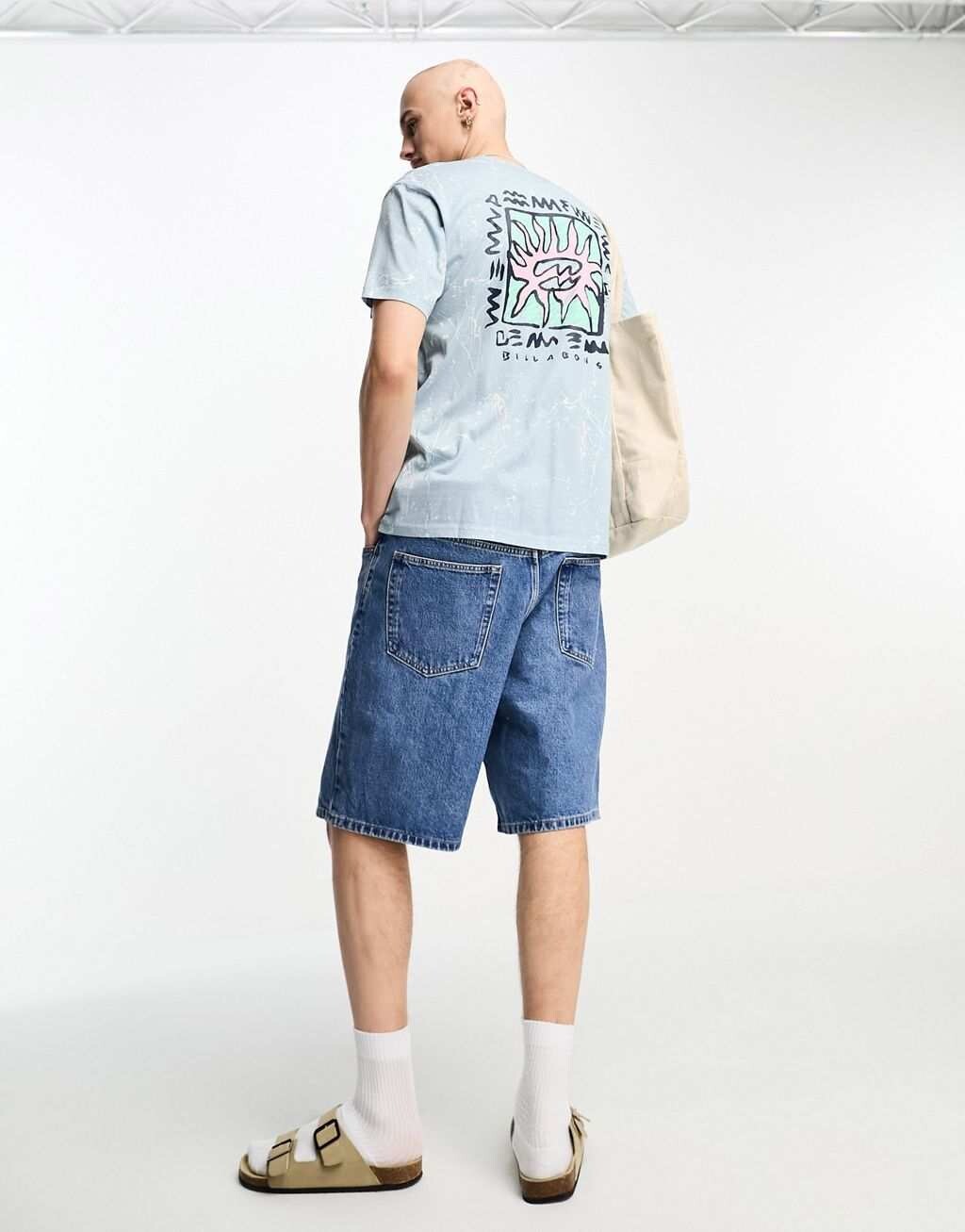 

Billabong в голубой футболке в упаковке, Синий