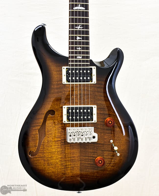 

Электрогитара PRS SE Custom 22 Semi-Hollow - Black Gold Burst