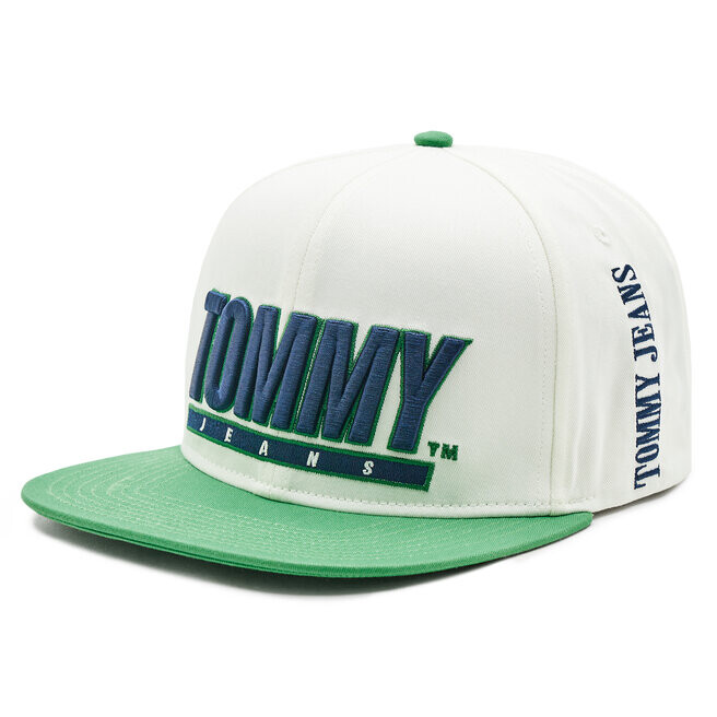 

Бейсболка Tommy Jeans Heritage, экрю/зеленый
