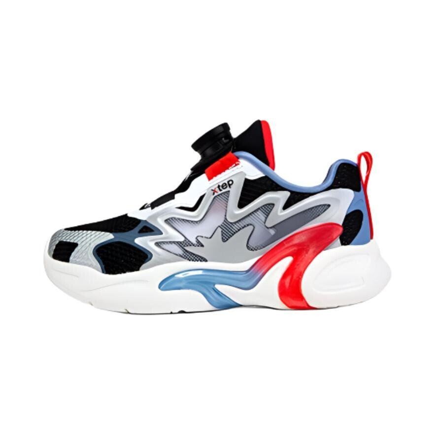 

Детские кроссовки PS Low-top черные/новые металлические серебристые Xtep, черный