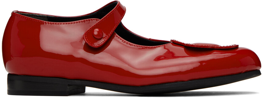 

Балетки Comme des Garcons для девочек с красным цветком Comme des Garçons