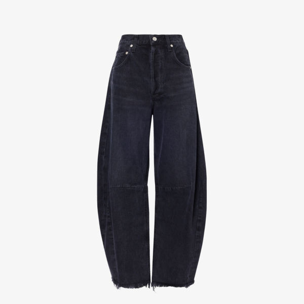 

Джинсы Horseshoe с объемными бочкообразными штанинами из органического хлопка Citizens Of Humanity, черный