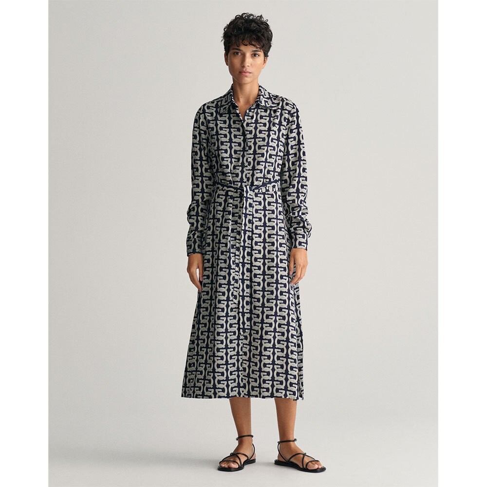 

Платье Gant G Patterned Long Sleeve, Разноцветный