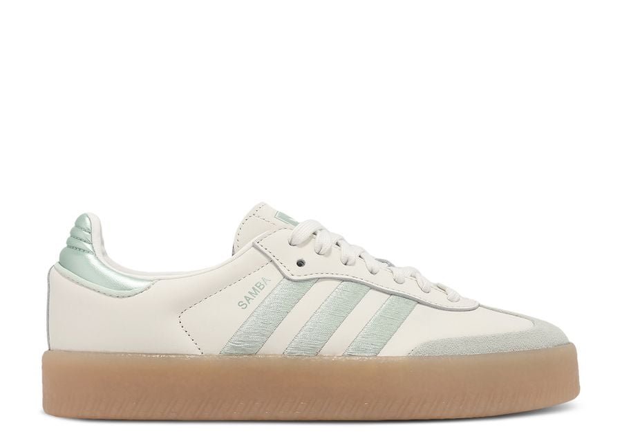 

Кроссовки adidas Wmns Sambae, цвет Off White Lime Green Gum