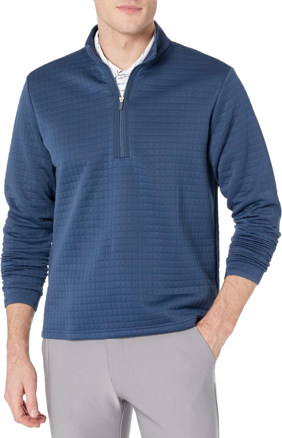 

Пуловер на молнии DWR 1/4 adidas, цвет Crew Navy