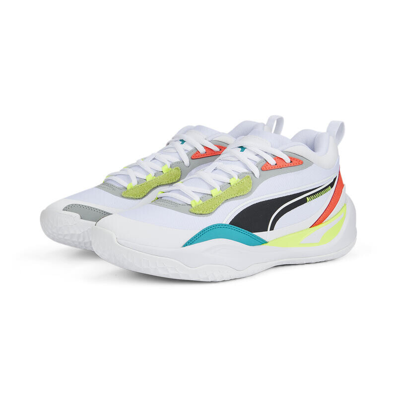 

Баскетбольные кроссовки Playmaker Pro PUMA White Fiery Coral Orange, цвет naranja