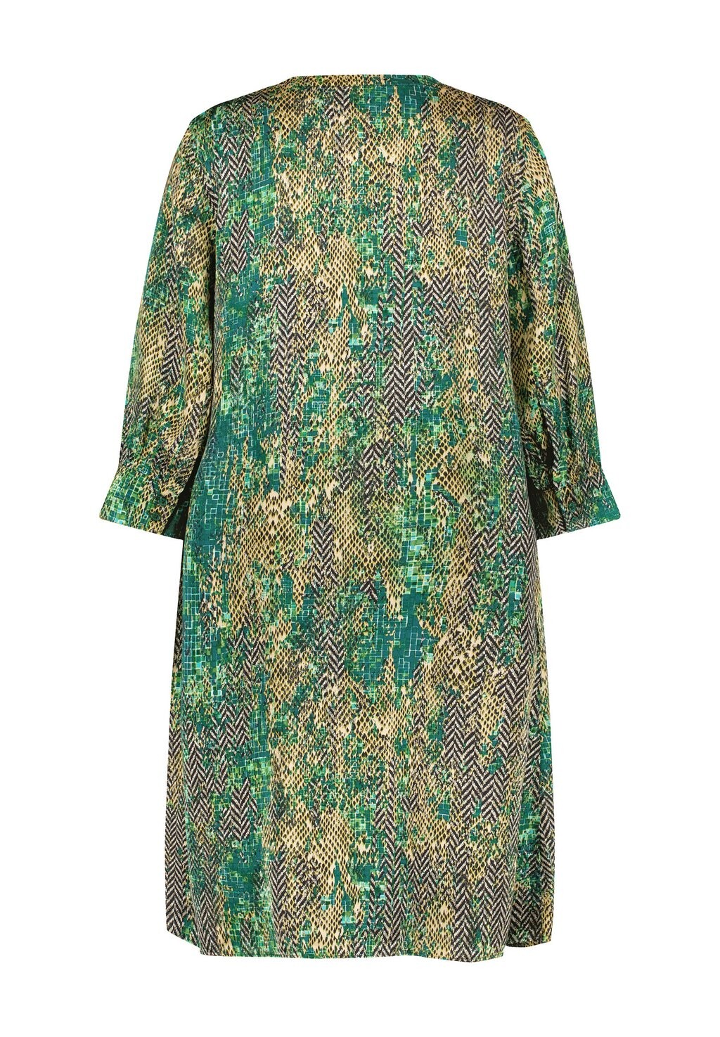 

Платье-блузка FLIESSENDES MIT IKAT PRINT Gerry Weber, зеленый