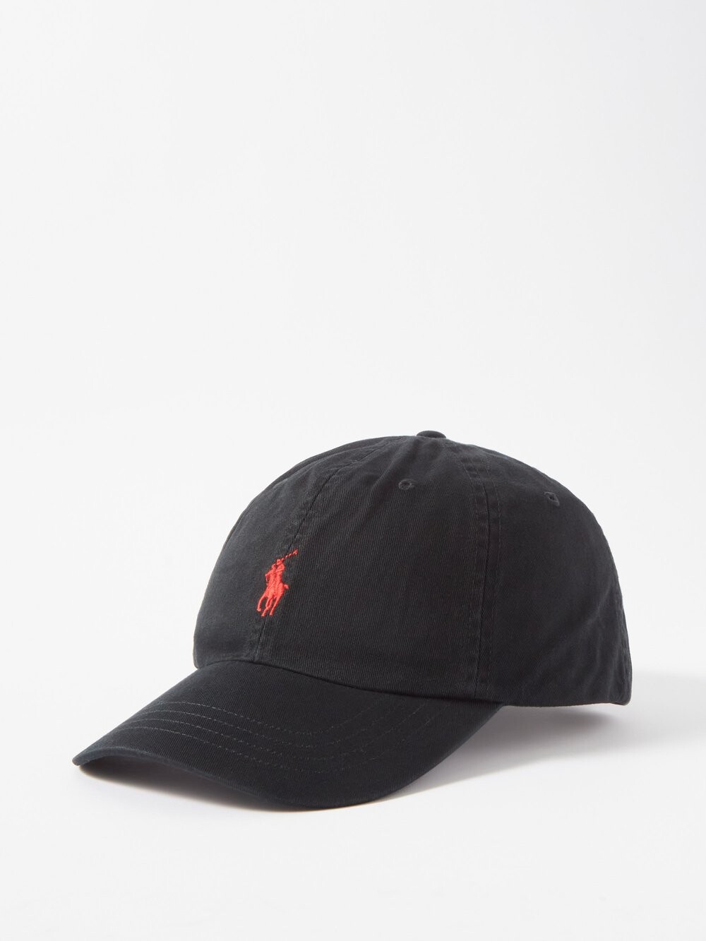 

Бейсболка из хлопкового твила с вышитым логотипом Polo Ralph Lauren, черный