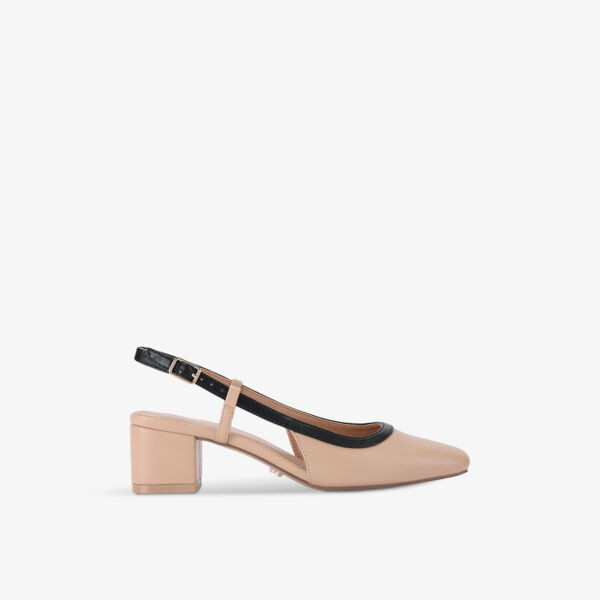 

Туфли Leila из искусственной кожи на каблуке с квадратным носком Carvela, бежевый