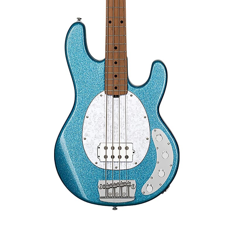 Басс гитара Sterling by Music Man StingRay RAY34 Sparkle - Blue Sparkle фото