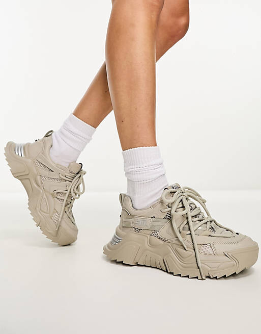 

Серые массивные кроссовки Steve Madden Kingdom