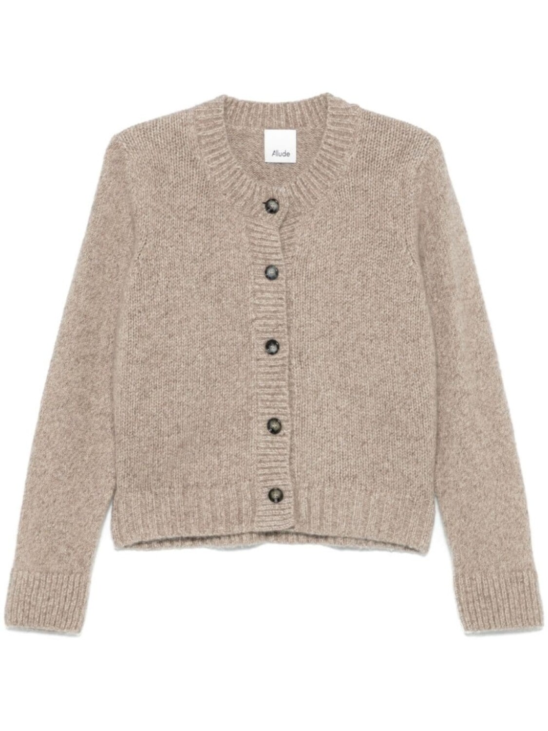 

Allude кардиган в рубчик, коричневый