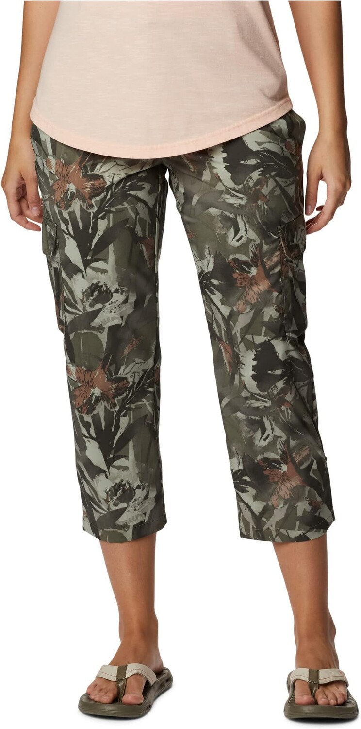 

Брюки Silver Ridge Utility Capris Columbia, цвет Stone Green/Floriculture