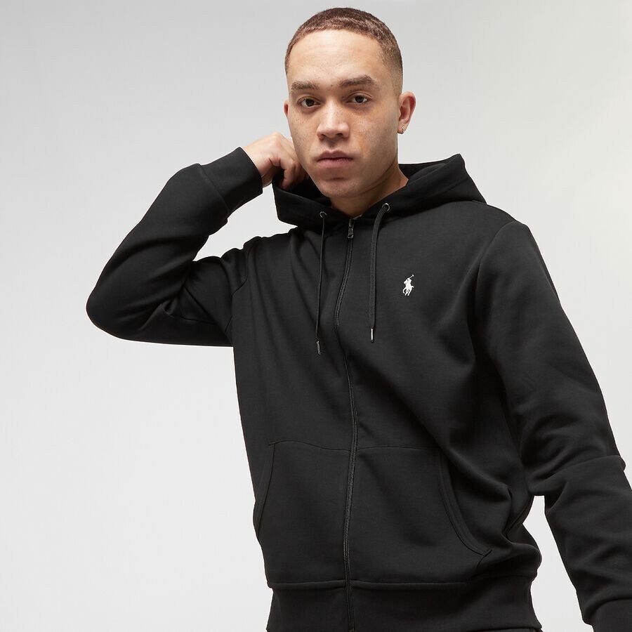 

Толстовка двойной вязки на молнии Polo Ralph Lauren, цвет black