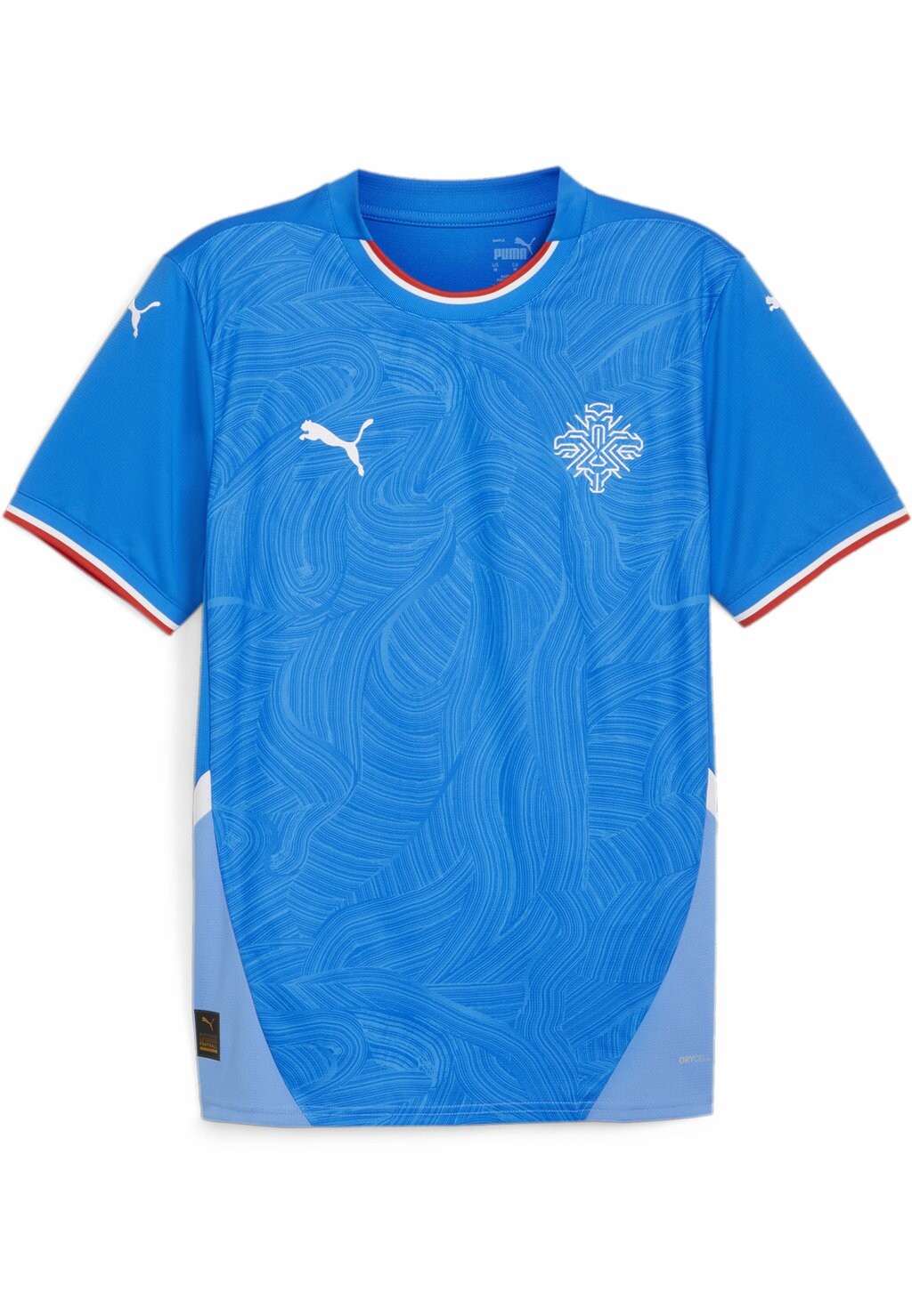 

Футболка гоночная сине-белая Iceland Ksi Home Replica Puma, синий