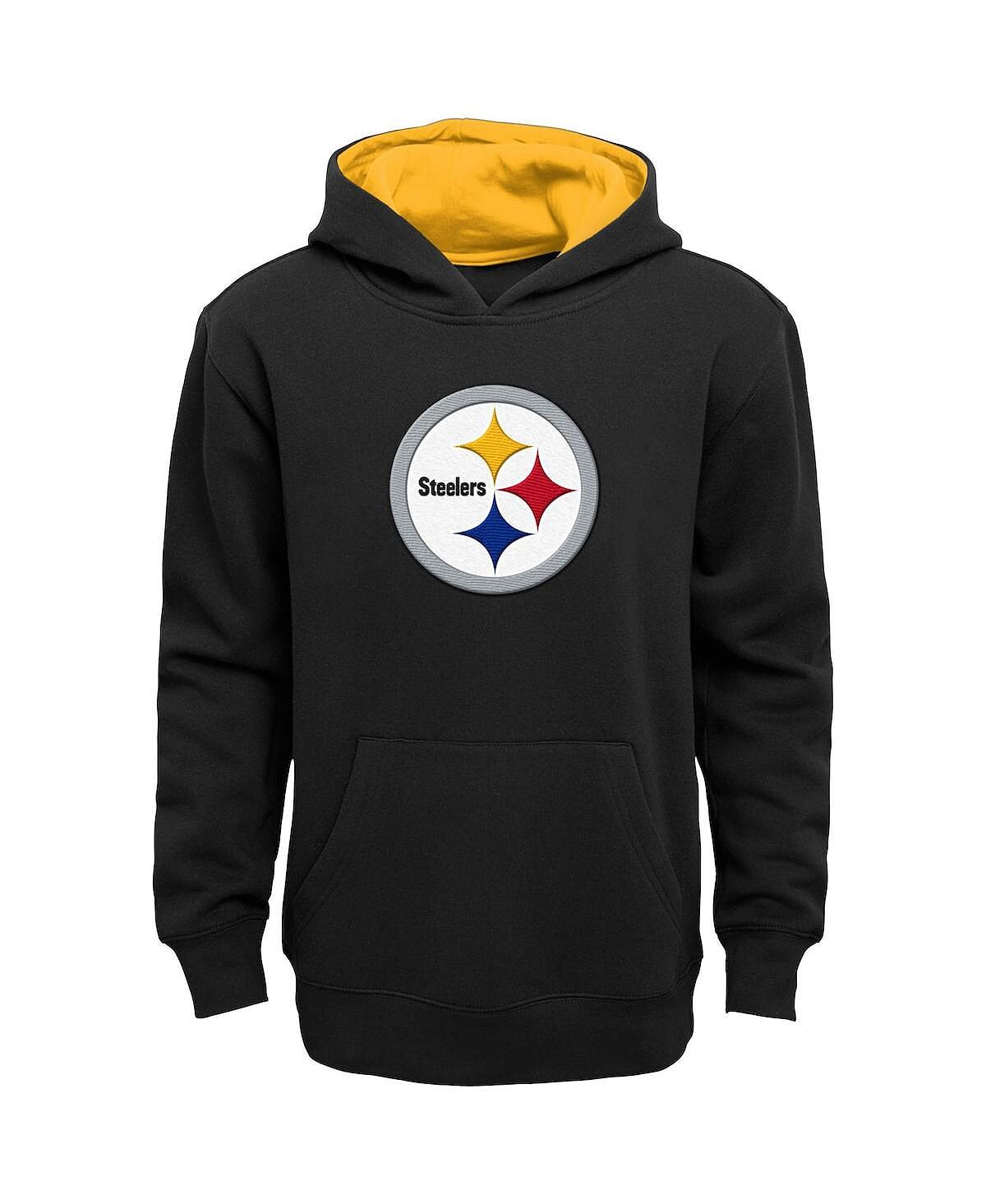 

Черный пуловер с капюшоном Big Boys Pittsburgh Steelers Prime Outerstuff