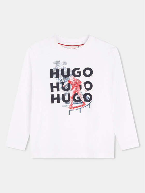 

Синий стандартный крой Hugo, белый