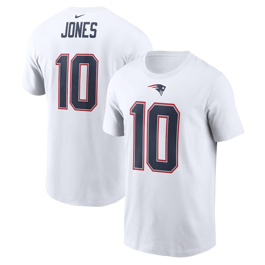 

Футболка с именем и номером Nike New England Patriots, белый