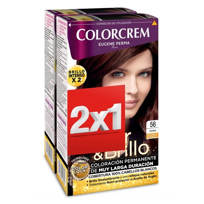 

Краска для волос Tintes Pack 2x1 Colorcrem, 56 Caoba