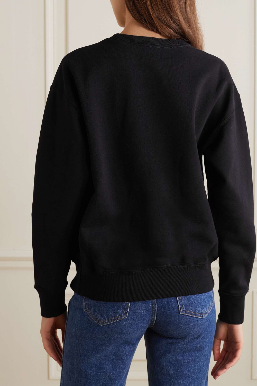 

POLO RALPH LAUREN Толстовка из хлопкового джерси с вышивкой, черный