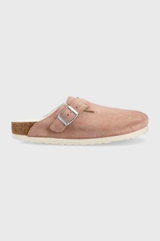 

Бостонские замшевые тапочки Birkenstock, розовый