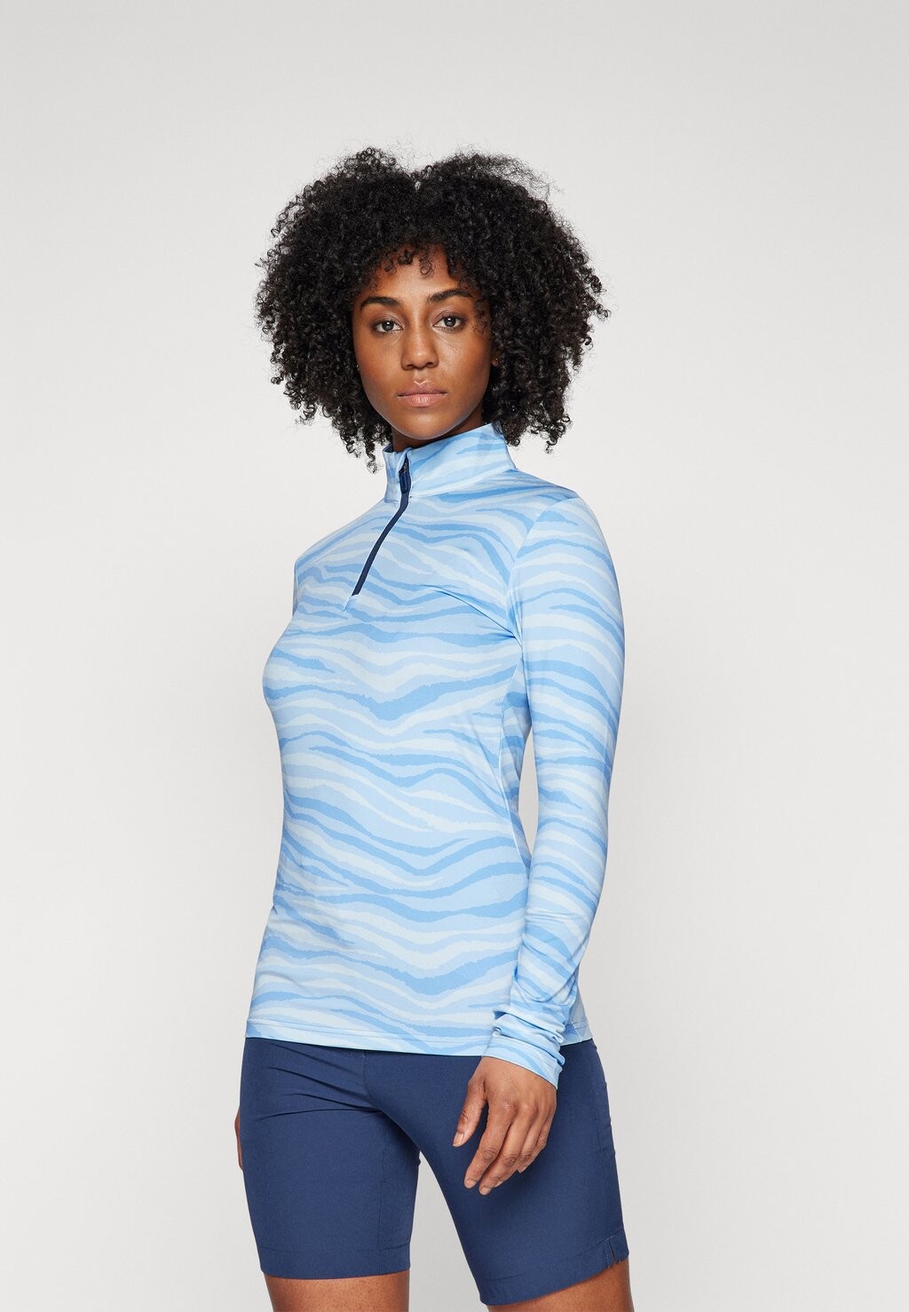 

Топ с длинными рукавами JAZMIN ZIP TOP Ellesse, цвет light blue