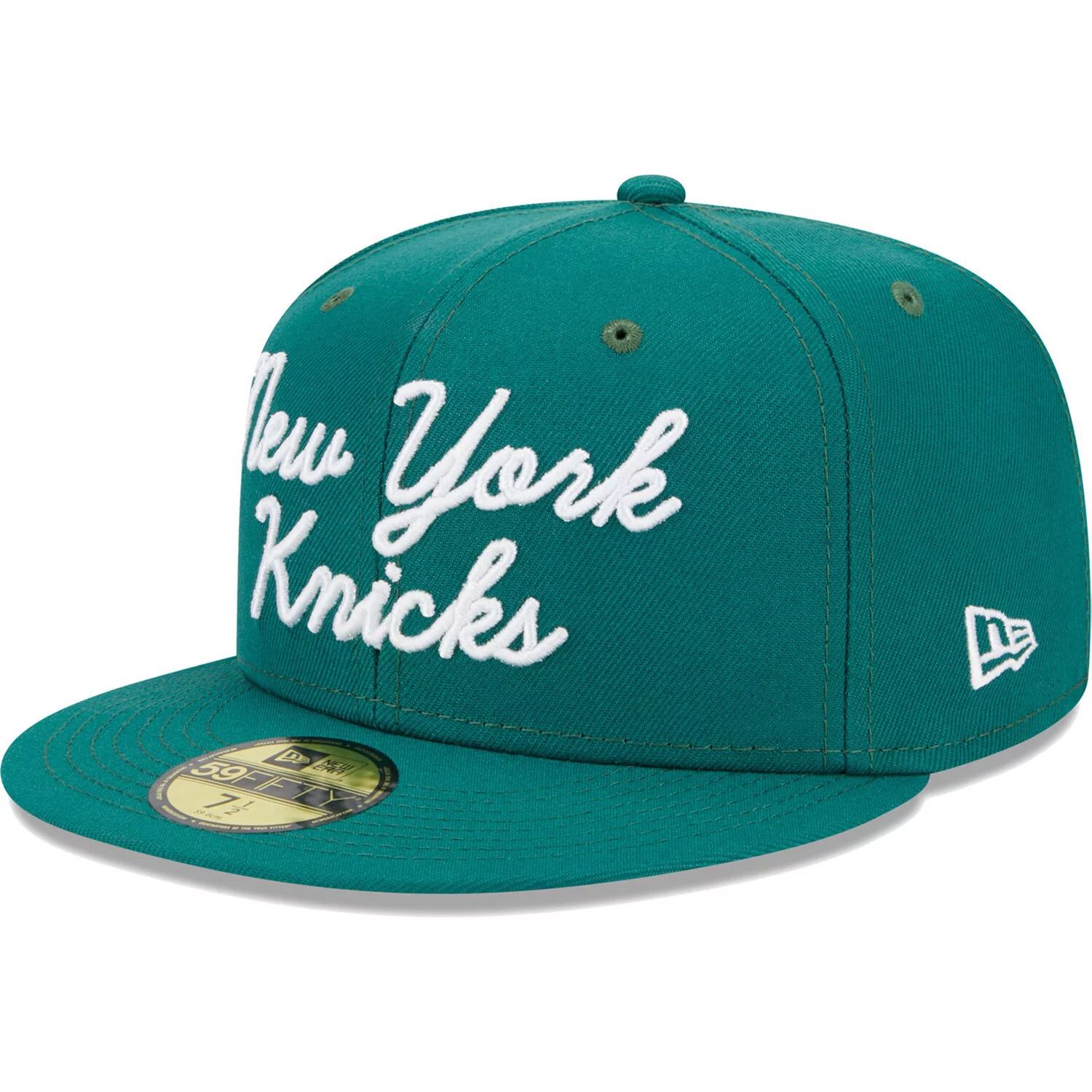 

Мужская приталенная шляпа New Era Augusta Green New York Knicks Script 59FIFTY