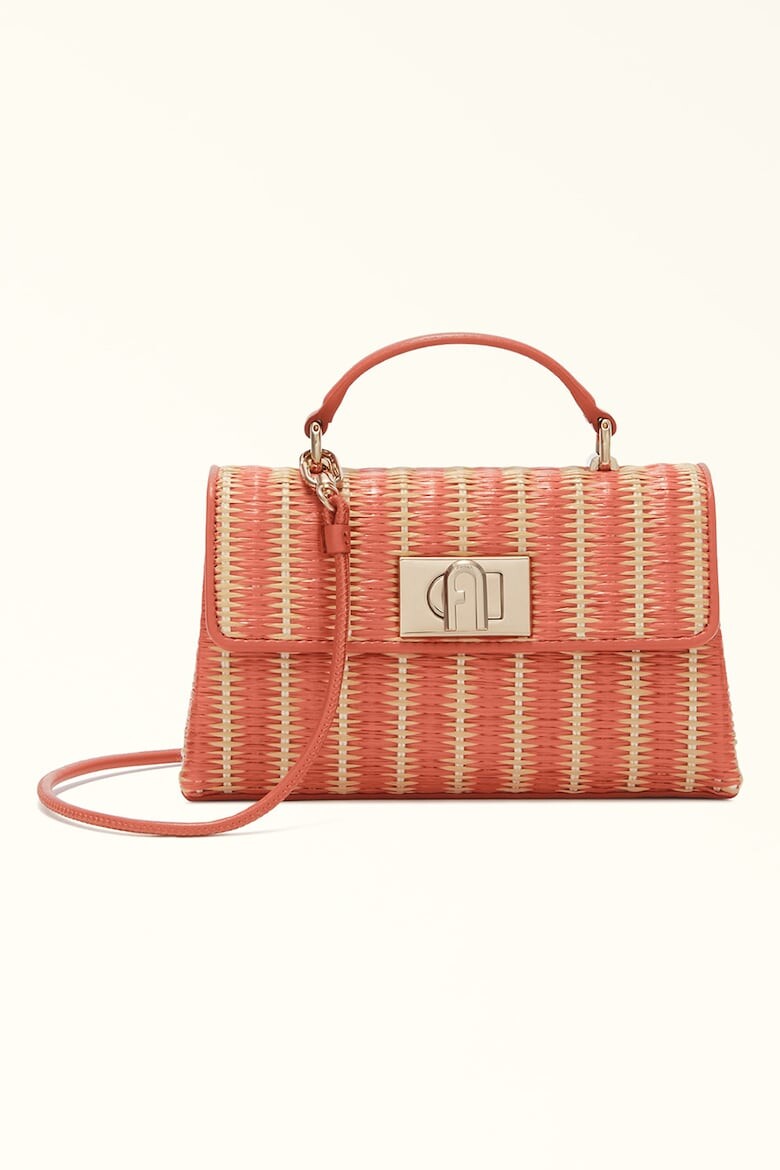 

1927 Мини-сумка со съемным ремнем через плечо Furla, оранжевый