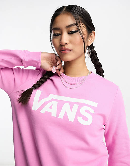 

Розовая толстовка с v-образным вырезом Vans Classic