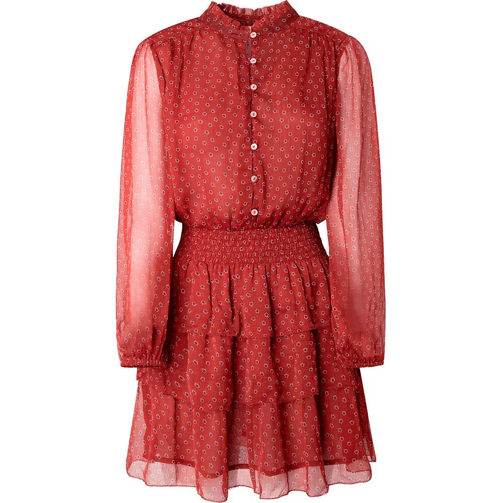 

Длинное платье Pepe Jeans Delia Short Sleeve, красный