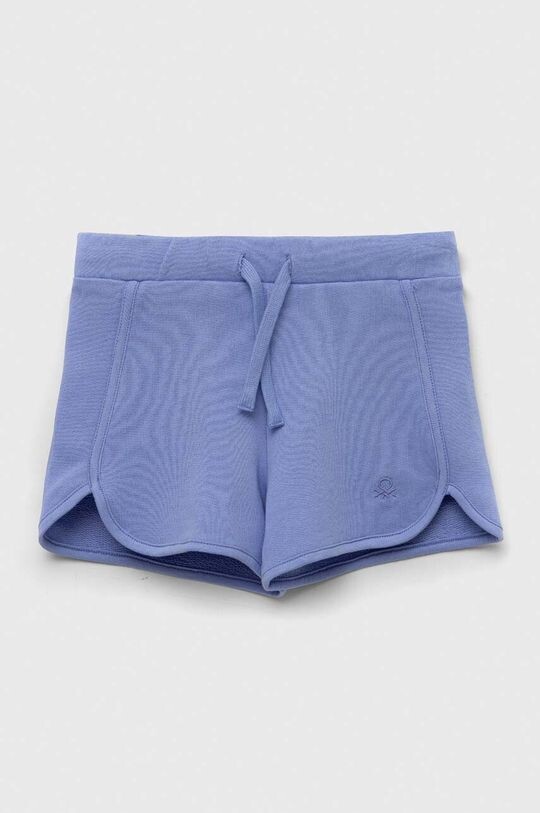 

Детские хлопковые шорты United Colors of Benetton, фиолетовый