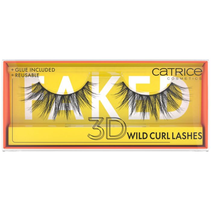 Накладные ресницы Pestañas Postizas 3D Wild Curl Catrice, 1 Par 3 пары 3d накладные ресницы для макияжа накладные ресницы натуральные длинные объемные пушистые ресницы wispies инструменты для наращивания р