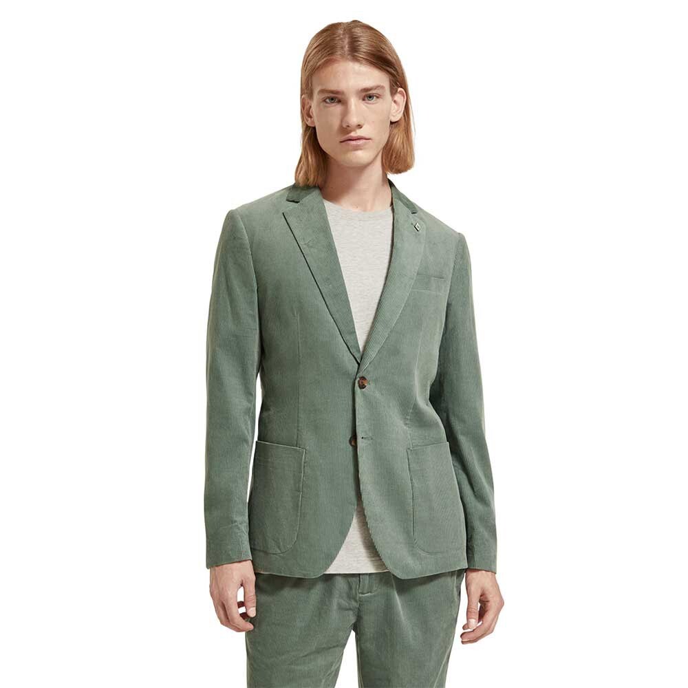

Блейзер Scotch & Soda Unconstructed Corduroy, зеленый