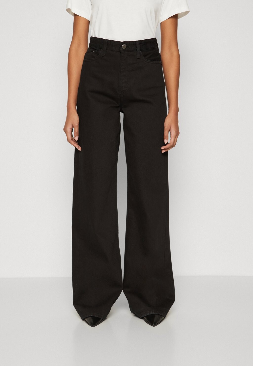 

Джинсы-клеш HIGH RISE WIDE INFINITE Calvin Klein, черный джинсовый