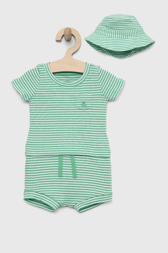 

Хлопковый детский комплект GAP, зеленый