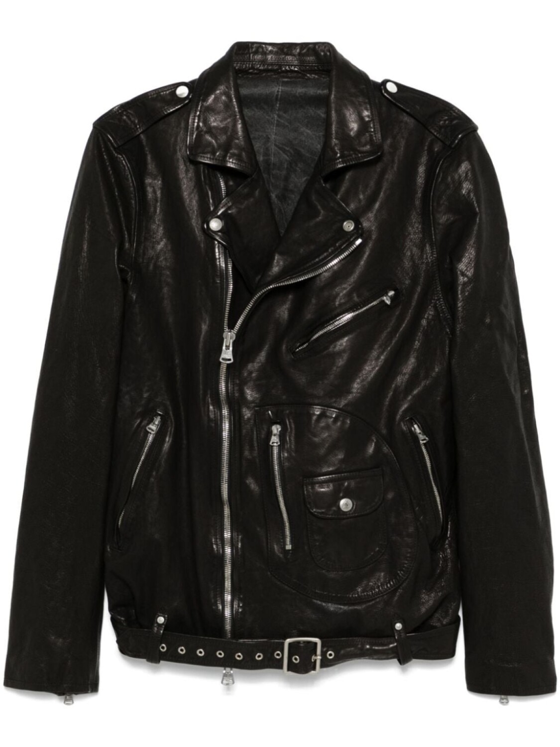 

Yohji Yamamoto байкерская куртка Backlash, черный