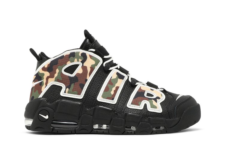 

Кроссовки Nike Air More Uptempo QS 'Camo', черный