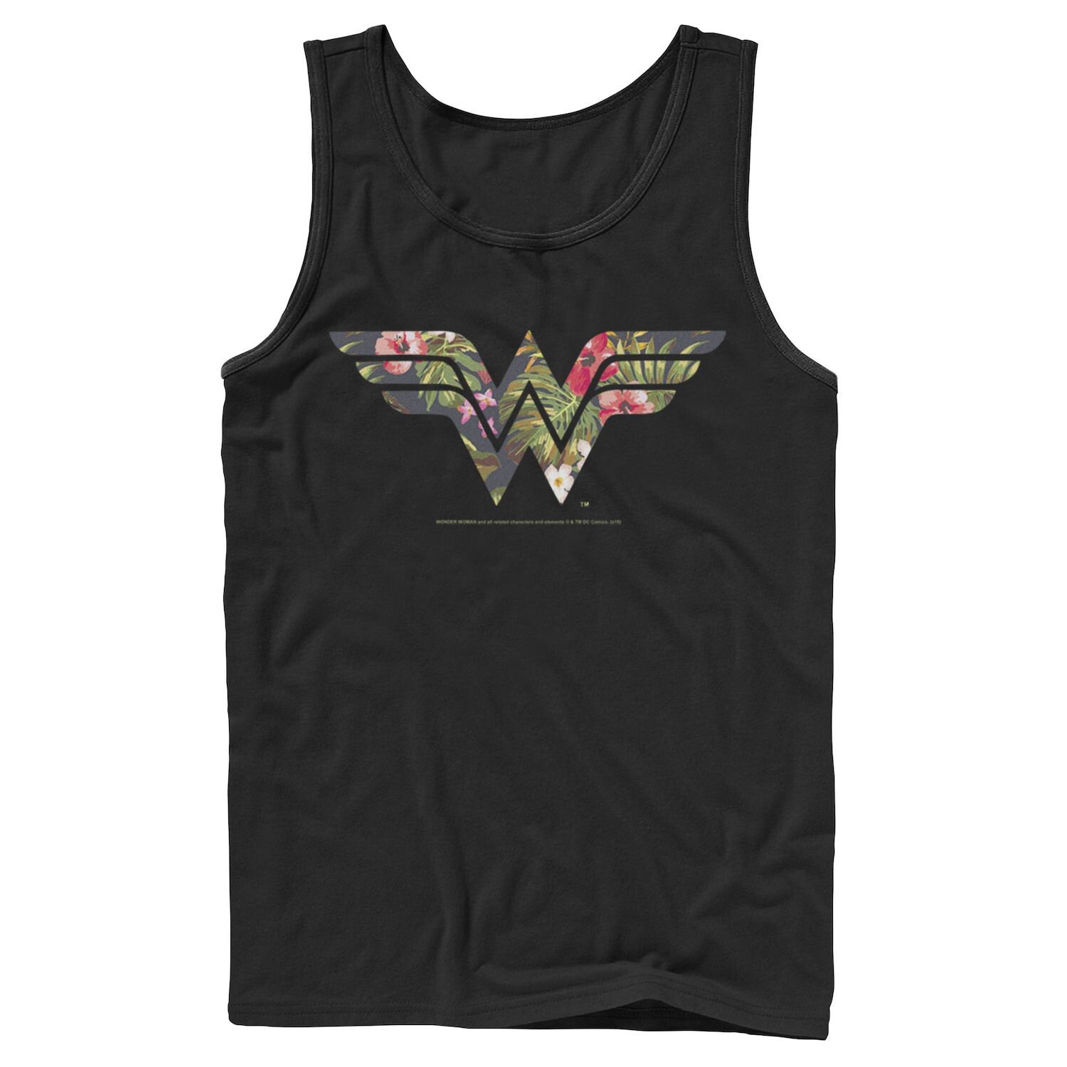 

Мужская майка с тропическим логотипом DC Comics Wonder Woman