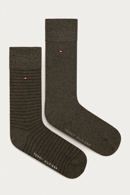 

Носки (2 пары) Tommy Hilfiger, коричневый