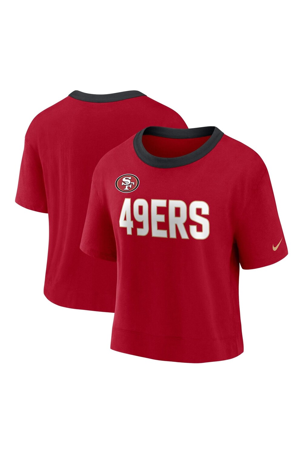 

Модная женская футболка Nike Fanatics San Francisco 49ers High Hip Nike, красный