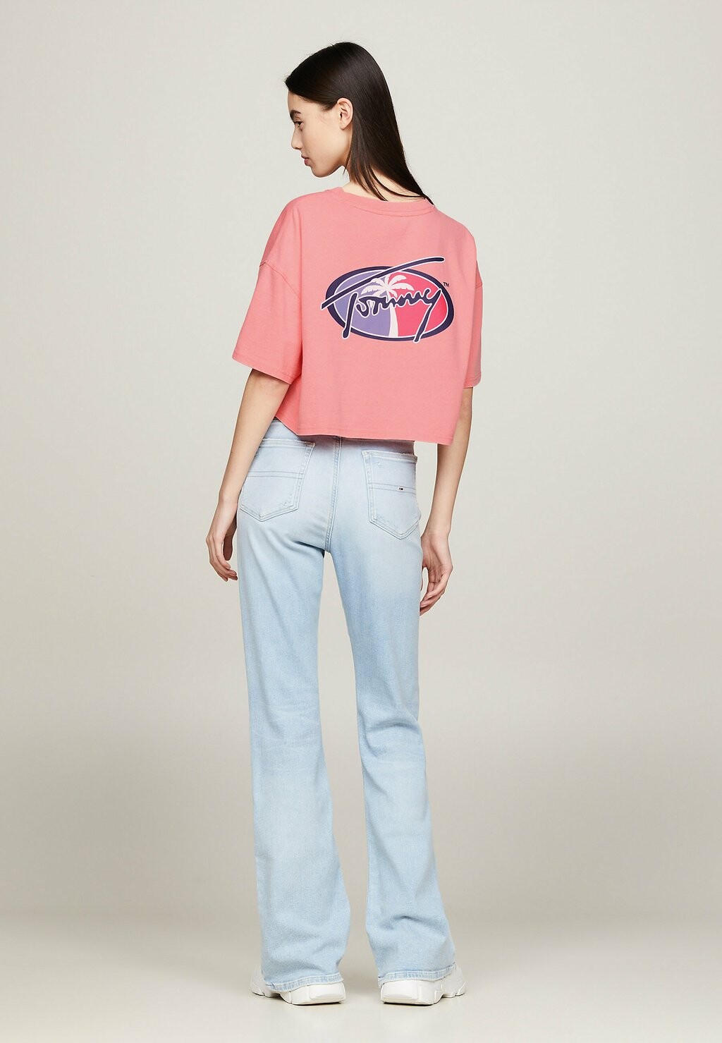 

Футболка с принтом BACK LOGO Tommy Hilfiger, розовый