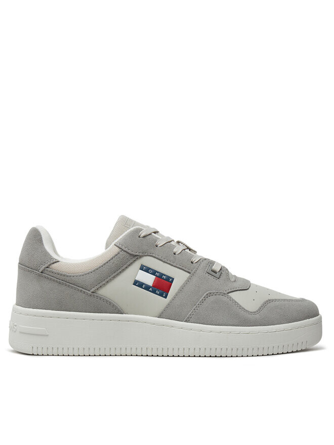 

Кроссовки Tommy Jeans Tjm Basket Leather, серый