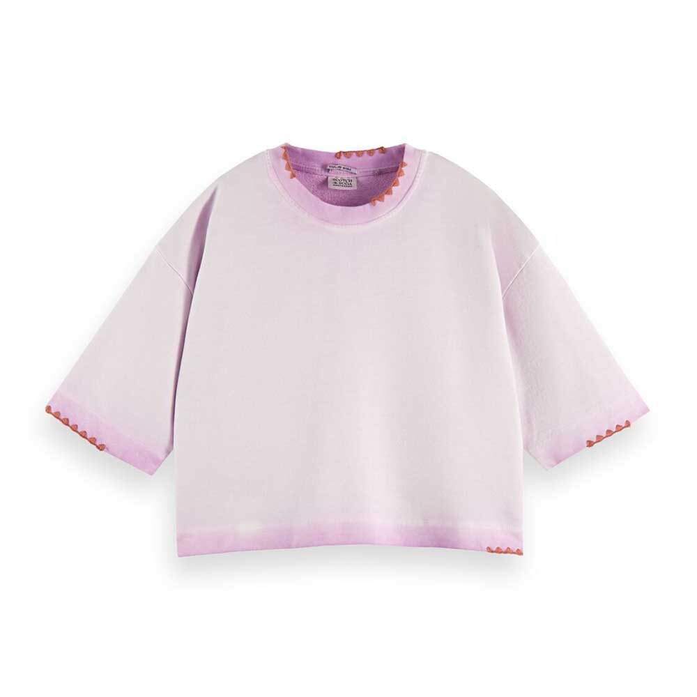 

Толстовка Scotch & Soda Boxy Fit Sprayed, розовый
