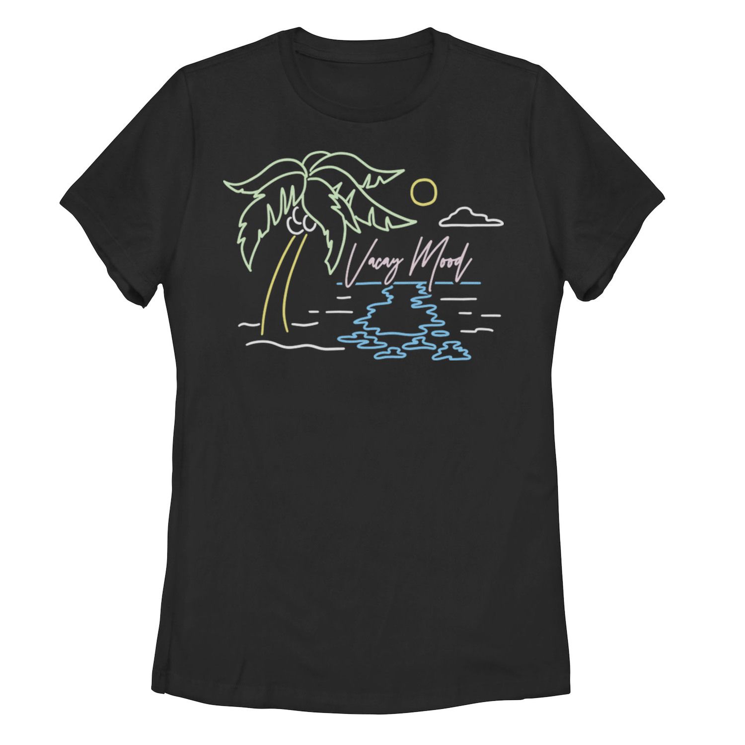Детская футболка с рисунком Ocean Doodle Vacay Mood