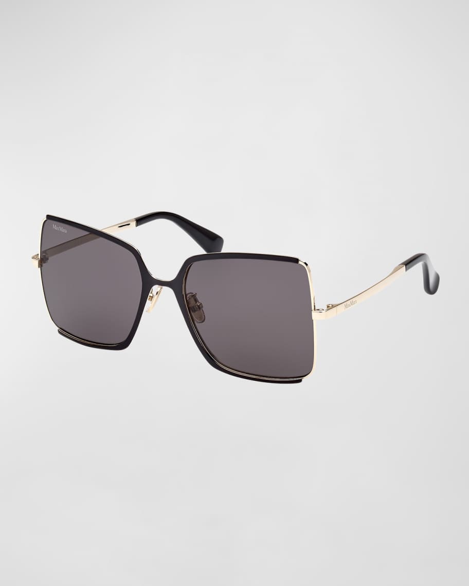

Металлические и пластиковые солнцезащитные очки-бабочки WEHO Max Mara
