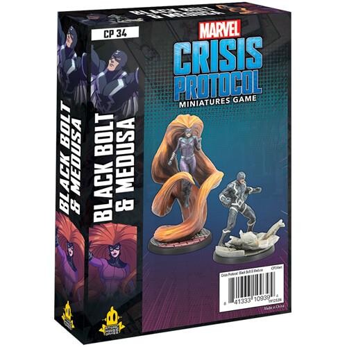 

Фигурки Marvel Crisis Protocol: Black Bolt And Medusa