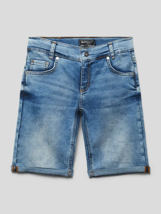

Джинсовые шорты с фиксированными манжетами, модель NORM Blue Effect, джинс