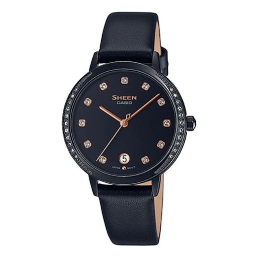 Часы CASIO SHEEN Series Wrist Black Analog, черный
